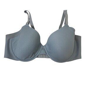 Olga No Side Effects Full Coverage Contour Bra Pale Blue Size 40C